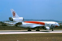 G-GCAL @ LMML - DC10 G-GCAL of Calair after landing on RW32 - by raymond