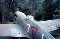 PL965 @ 0000 - Supermarine Spitfire XI.Dubious Dutch markings 3W.Oorlogs en Verzetsmuseum Overloon.Netherlands.Late 1960's.Back in flying condition. - by Robert Roggeman