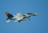 84-1301 @ KLSV - Taken during Red Flag Exercise at Nellis Air Force Base, Nevada.  F-16C 84-301 57th Air Training Group, 64th Aggressor Squadron, Nellis AFB.