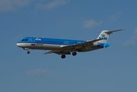 PH-OFL @ EGSH - Landing with air brake deployed. - by Graham Reeve