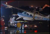 N60JA @ KLAL - Damaged by storms - by EAA