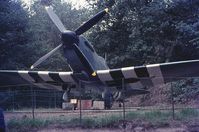 PL965 @ 0000 - Supermarine Spitfire XI.Oorlogs en Verzetsmuseum Overloon.Netherlands.1975 restored in original PR colors at RAF Bruggen.Back in flying condition as G-MKXI. - by Robert Roggeman