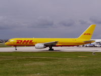 D-ALEC @ LMML - B757 D-ALEC DHL Cargo - by raymond