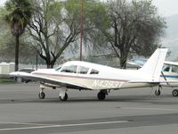 N4393T @ POC - Parked in transient parking - by Helicopterfriend