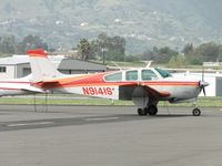 N9141S @ POC - Tied down and parked in transient parking - by Helicopterfriend