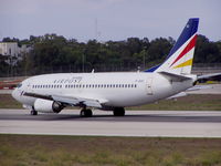 F-GIXC @ LMML - B737-300 F-GIXC Europe Airpost - by raymond