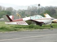 N3302C @ RIR - Parked and tied down - by Helicopterfriend