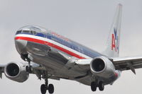 N837NN @ KORD - American Airlines Boeing 737-823, AAL1355 arriving from KLAS, on approach RWY 28 KORD. - by Mark Kalfas