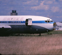 N7206U @ MSP - 720 Jet Mainliner T. Claude Ryan. UNITED is almost visible again under the house paint used to cover it.