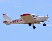 N5597F @ 5W8 - Departing runway 22 - by John W. Thomas