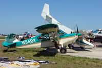 N54BY @ KLAL - 2005 American Champion Aircraft 7GCBC, c/n: 1404-2005 - one of the victims of storm damage at 2011 Sun n Fun - by Terry Fletcher