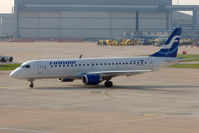 OH-LKK @ EGCC - Finnair's 2007 Embraer EMJ-190-100LR, c/n: 19000127 at Manchester - by Terry Fletcher