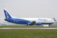 YR-BAK @ EIDW - Blue Air - by Chris Hall
