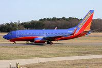 N733SA @ ORF - Southwest Airlines N733SA taxiing to RWY 23 for departure to Las Vegas McCarran Int'l (KLAS).