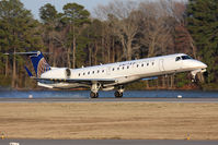 N12195 @ ORF - United Express (ExpressJet Airlines) N12195 landing RWY 23.
