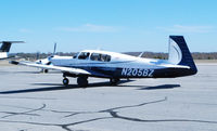 N205BZ @ KDAN - 2005 Mooney M20R in Danville Va.. - by Richard T Davis