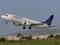 EC-IYS @ LMML - B737-400 EC-IYS of Futura Airways taking off. - by raymond