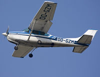 OO-GZM @ EBCI - Variable pitch prop and retractable gear ! Short final rwy 25. - by Philippe Bleus