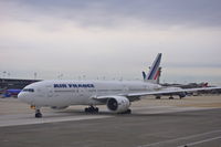 F-GSPE @ KIAD - A rather dirty Air France Triple Seven taxiing for departure taken from on board Aer Lingus in seat 37A. - by speedbrds