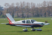 G-CBGC @ EGHR - Departing Goodwood