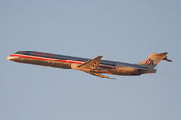 N498AA @ KLAX - American Airlines Mcdonnell Douglas DC-9-82, AAL2454 departing RWY 25R KLAX, enroute to KDFW. - by Mark Kalfas