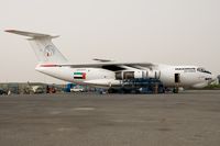 UR-BXS @ OMSJ - Ilyushin Il-76TD