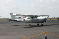 N9334R @ KCVB - C182 lines up to take the next group of Young Eagles. - by Darryl Roach