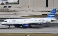 N506JB @ KFLL - Airbus A320