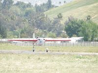 N101JR @ RIR - Starting take off roll, tail wheel up - by Helicopterfriend