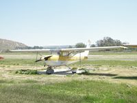 N757KS @ RIR - Parked and tied down - by Helicopterfriend