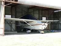 N5347T @ RIR - Parked in the hanger and covered - by Helicopterfriend