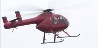 N520N @ OSU - N520N Leaving Heliport - by Larry Truthan
