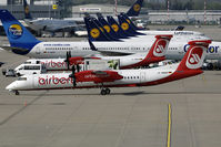 D-ABQE @ EDDL - Air Berlin on a crowded flightline. - by Joop de Groot