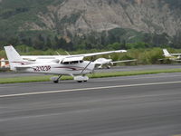N2123P @ SZP - 2005 Cessna 172S SKYHAWK SP, Lycoming IO-360-L2A 180 Hp, landing roll Rwy 22 - by Doug Robertson