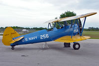 N28024 @ GIF - 1945 Boeing A75N1(PT17), c/n: 75-2799 with
NAVY CODE 256 - by Terry Fletcher