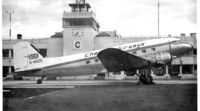 G-AGZD - DC3 of Channel Airways ( Ex BEA) at Shoreham Airport,  Sussex , UK in around 1956 - by Tony Price