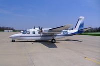 N414C @ KEYE - Aero Commander 685