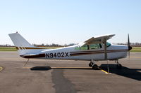 N9402X @ C73 - Parked in the morning sun - by Glenn E. Chatfield