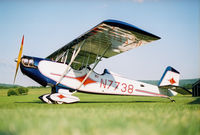 N7738 @ P-45 - Continental a65-8 cruises 84 m.p.h