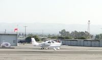 N3928B @ CCB - Rolling out after landing on runway 24 - by Helicopterfriend