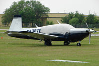 N4387W @ PCM - Mooney Aircraft Corp. M20K, c/n: 25-1125 - by Terry Fletcher