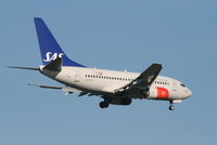 LN-RPG @ EBBR - Several seconds before landing on RWY 02