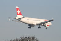 HB-IJE @ EBBR - Flight LX786 is descending to RWY 02
