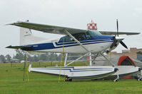 N4935Q @ FA08 - one of only four aircraft that made it to Lake Agnes for the original day of the 2011 Splash-In
(abandoned after storms blew thru) - by Terry Fletcher