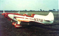 N3718 - Tube and fabric construction. Lycoming 135 HP engine. Wings fold for towing. - by George Cooper