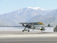 N156LZ @ CCB - Touching down on runwy 24 - by Helicopterfriend