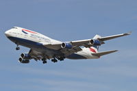 G-BYGG @ KORD - British Airways Boeing 747-436, BAW295 arriving from EGLL, RWY 28 KORD. - by Mark Kalfas