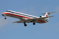 N922AE @ KORD - American Eagle Embraer EMB-145LR, EGF3993 arriving from KLIT, RWY 28 KORD. - by Mark Kalfas