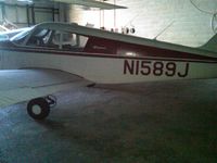 N1589J @ KSTJ - Sitting in hangar - by Floyd Taber