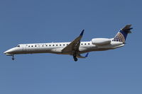 N11106 @ KORD - ExpressJet/United Express Embraer EMB-145XR, BTA5911 arriving from KPIA, RWY 28 KORD. - by Mark Kalfas